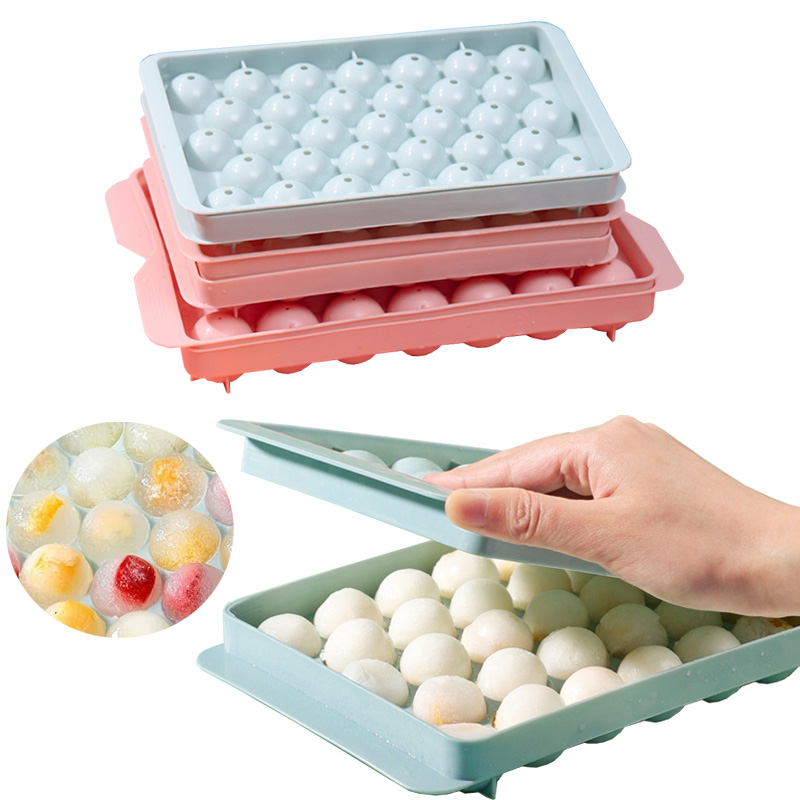 Home Cooking Appliances - Round Ice Cube Tray Creative Hockey