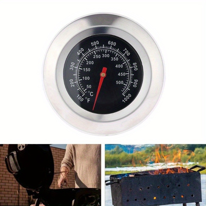 Home Cooking Appliances - Stainless Steel BBQ Smoker Grill Temperature