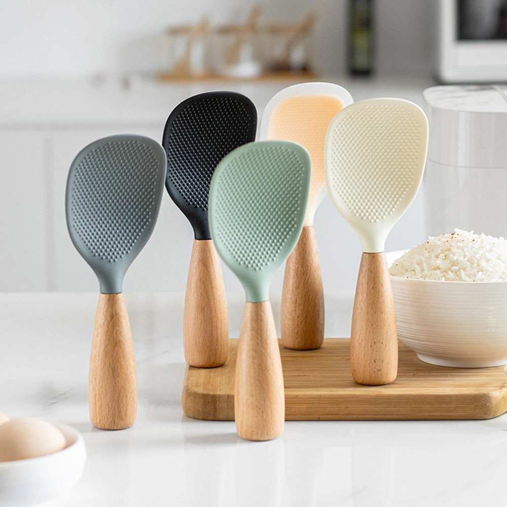 Crepe Pan Nonstick - 1Pcs Silicone Spoon Non-stick Cooking Spoon