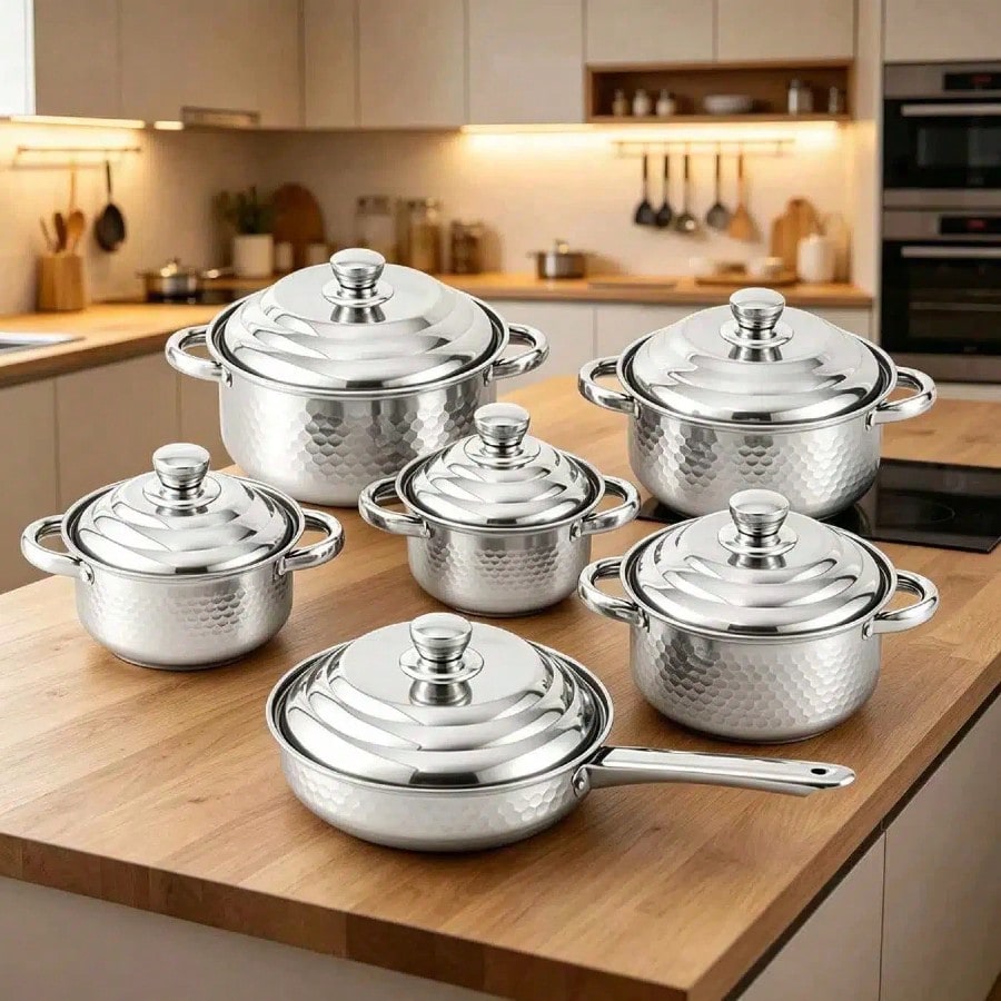 12-Piece Cookware Set Heavy Du - Mom'S Home Cooking review and price