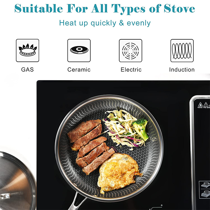 LMETJMA Stainless Steel Frying - Crepe Pan Nonstick review and price