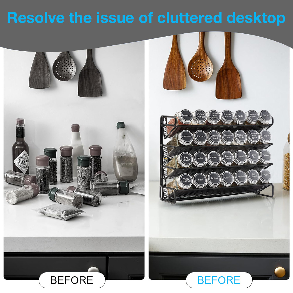 4 Tier Kitchen Spice Rack Cupb - Home Cooking Recipes review and price