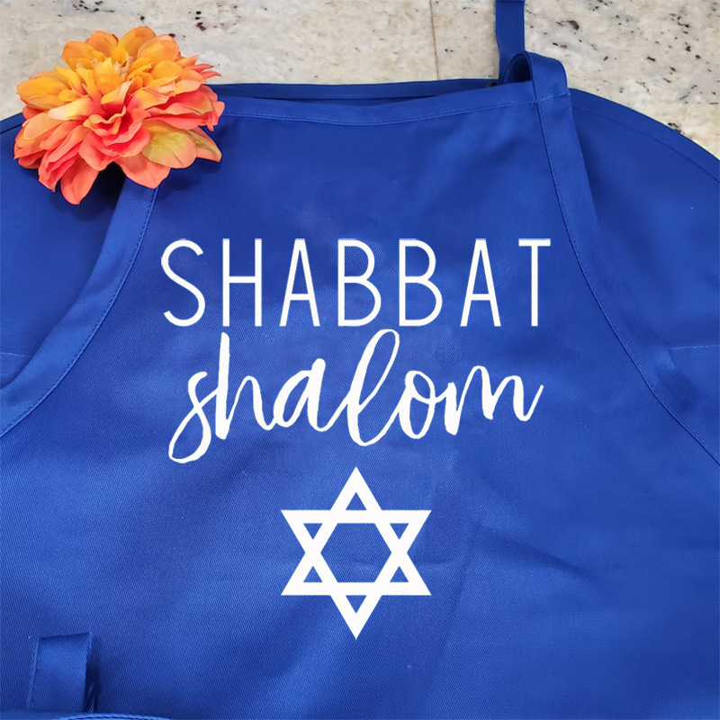 Shabbat Shalom Kitchen apron J - Mom'S Home Cooking review and price