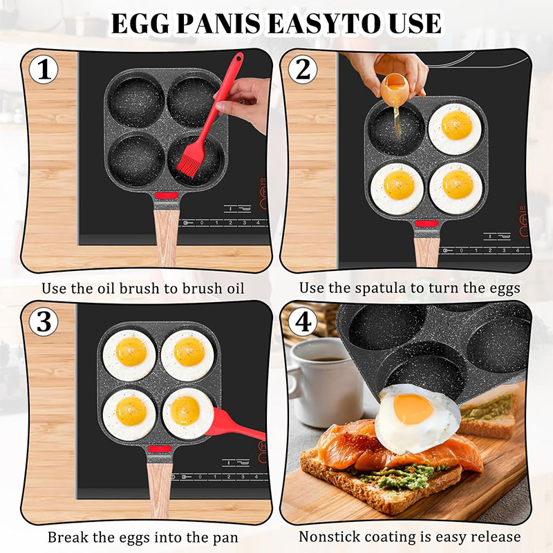 Deepened Egg Frying Pan with L - Crepe Pan Nonstick review and price