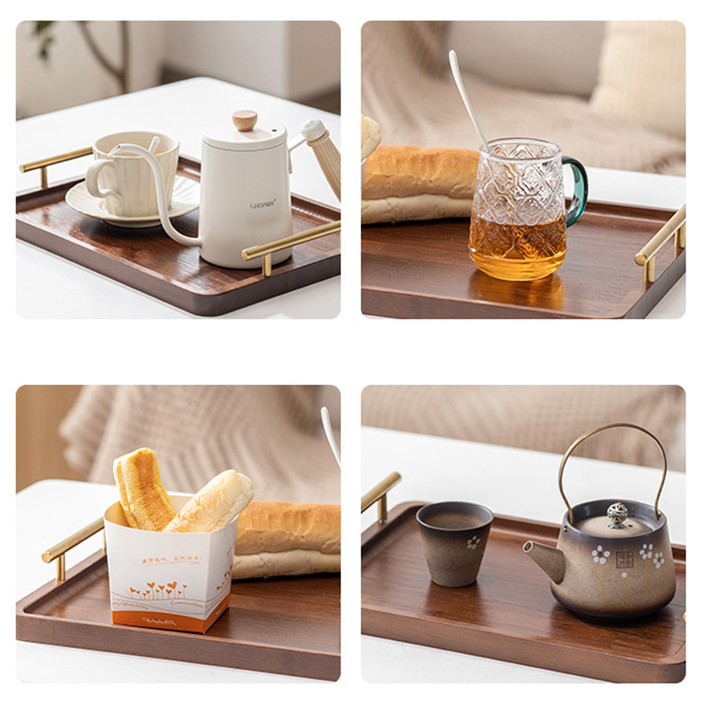 Wooden Serving Tray with Handl - Home Cooking Recipes review and price