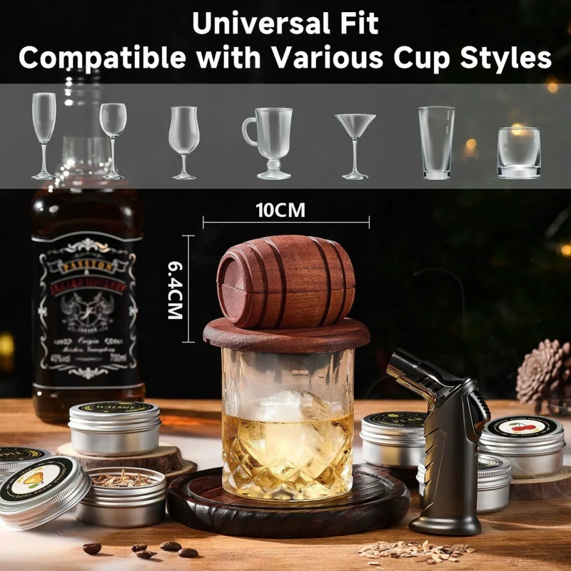 Cocktail Whiskey Smoker Kit wi - Smoker Box Wood Chip review and price