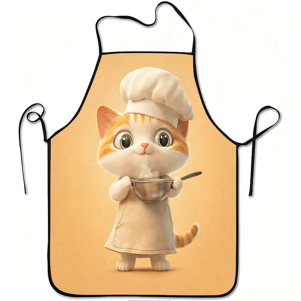 Cute Chef Cat Apron, Adorable  - Mom'S Home Cooking review and price