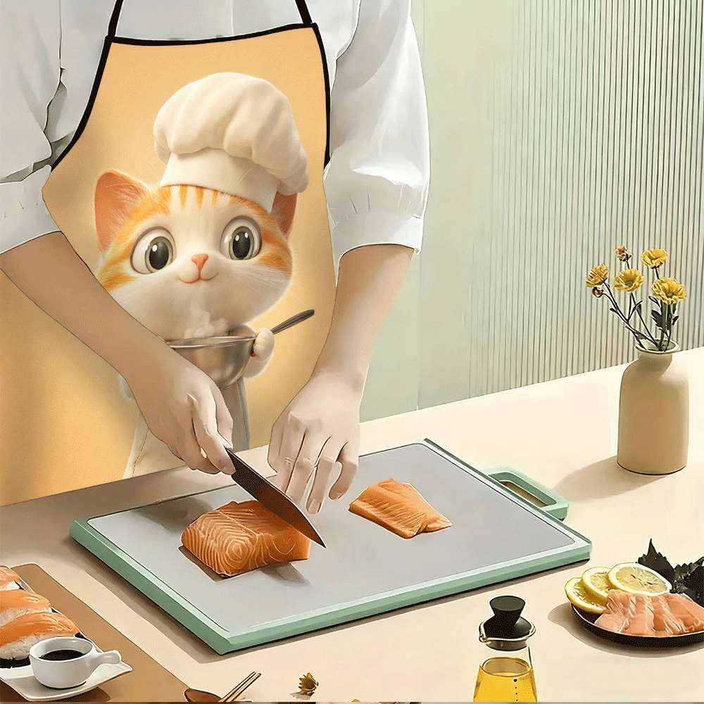 Cute Chef Cat Apron, Adorable  - Mom'S Home Cooking review and price